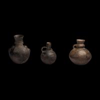Three Chimu Blackware Vessels