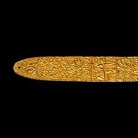 A Greek Gold Diadem with an Archer