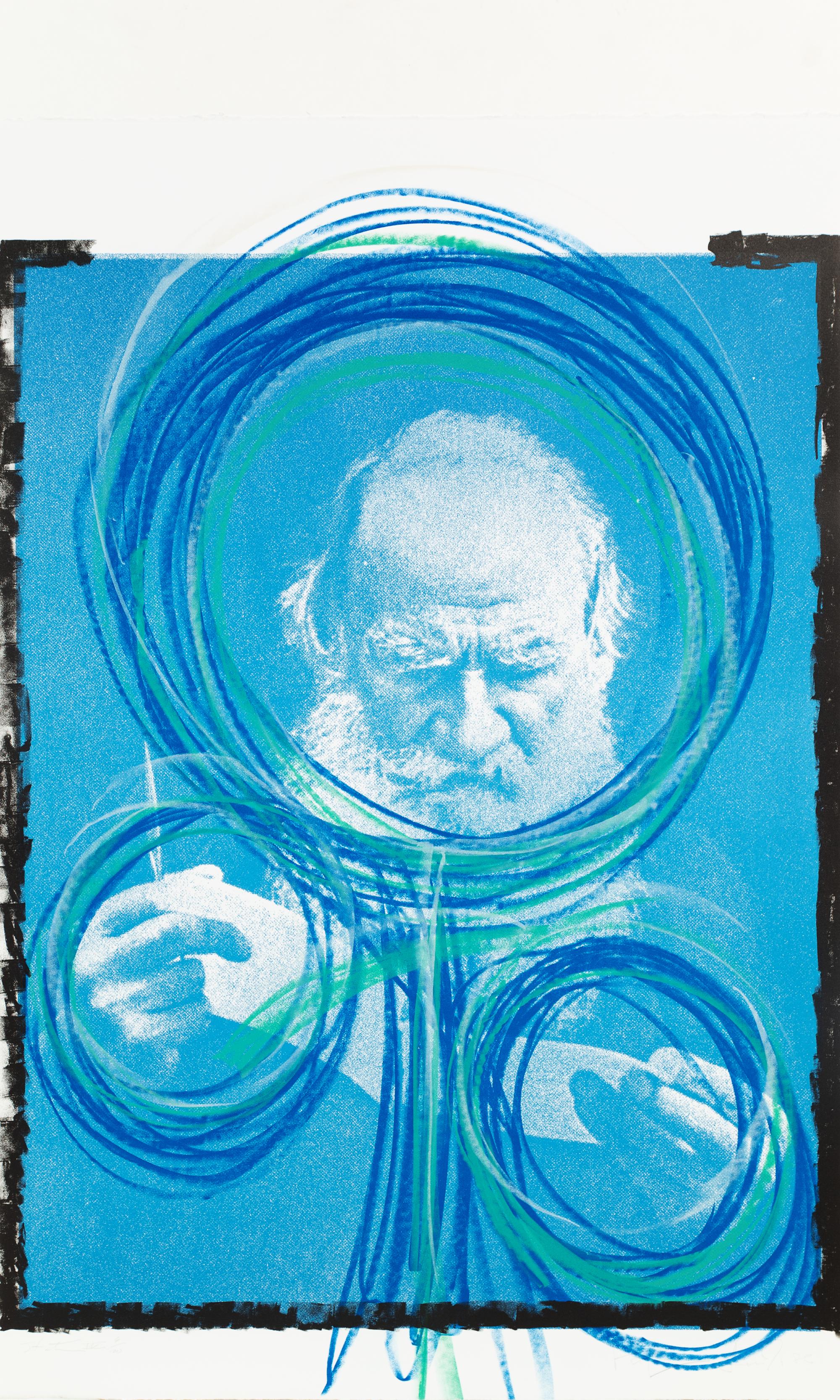 Komar and Melamid, (Russian, 20th Century), 6 prints from Peace I, 1986