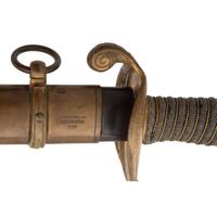 US Model 1850 Foot Officer's Sword Inscribed to CHT - Charles H. Tobey of the 58th Mass Volunteers - WIA at Spotsylvania and Petersburg, POW Petersburg