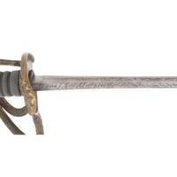 Klingenthal Model 1840/60 Cavalry Officers Saber Inscribed to Major (Col) Daniel Chaplin 2nd Maine Infantry