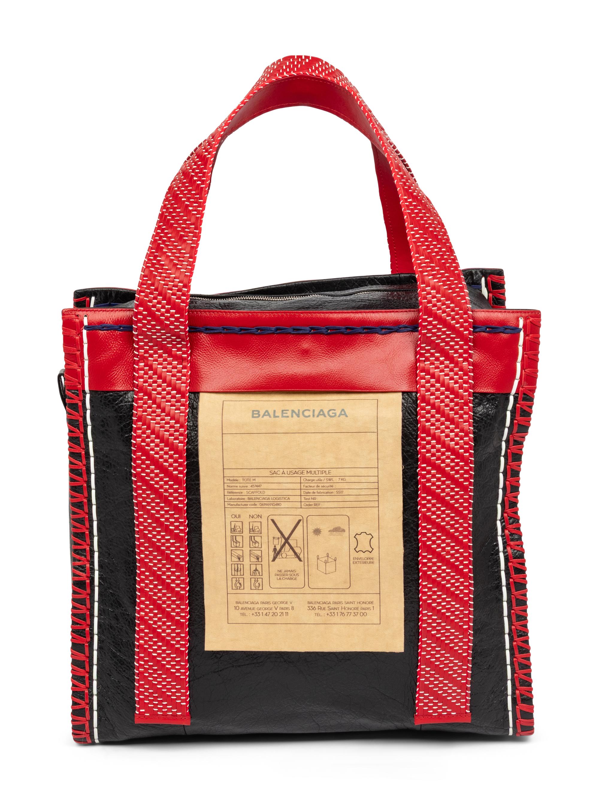 BALENCIAGA, LARGE LEATHER SHOPPER TOTE