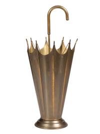 A French Brass Parasol-Form Umbrella Stand