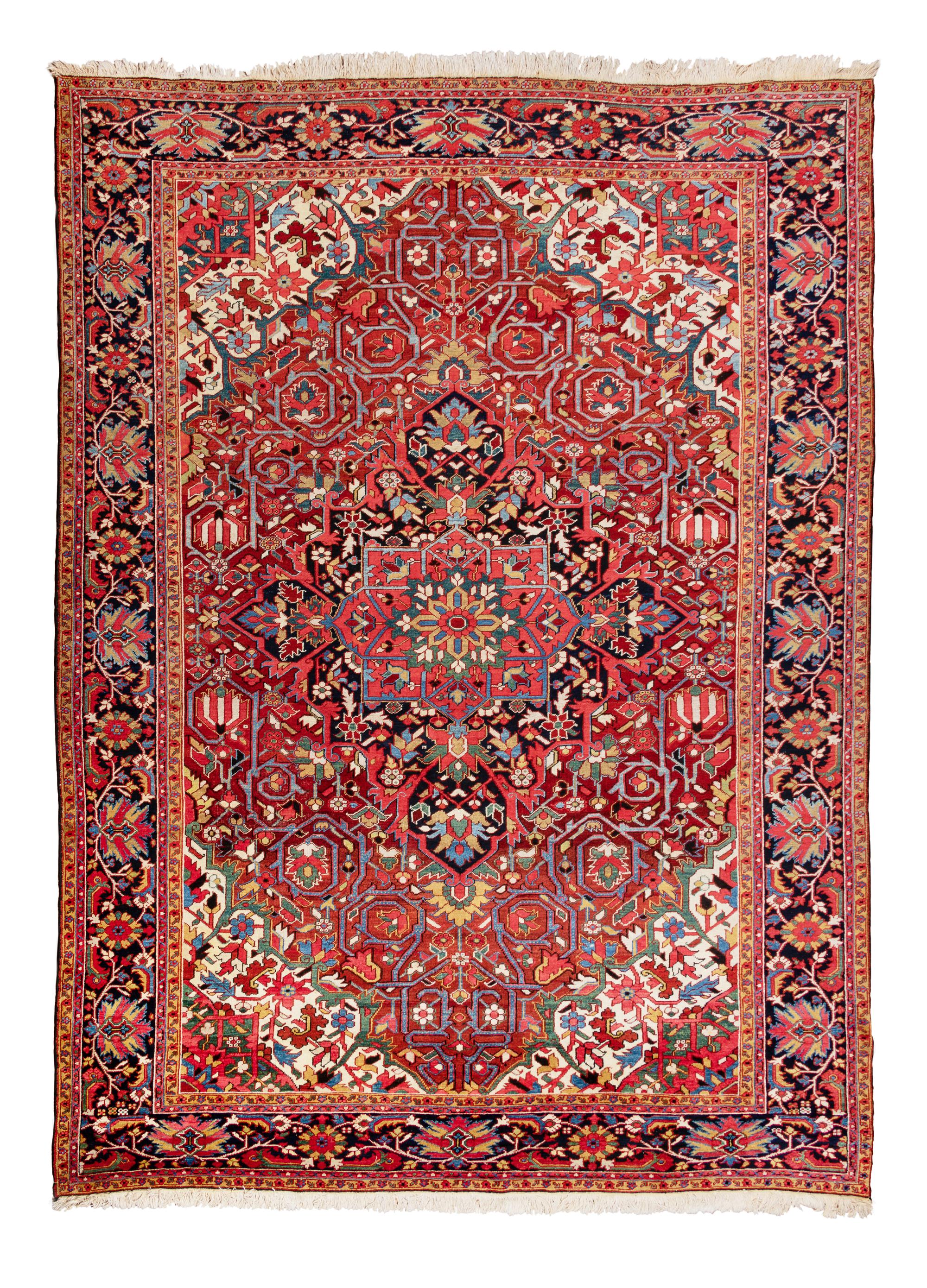 A Heriz Wool Rug