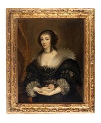 Manner of Sir Anthony van Dyck, (18th/19th Century), Portrait of Henrietta Maria of France