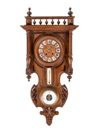 A French Walnut Bracket Clock