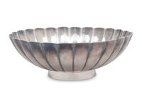 A Japanese Silver Fruit Bowl