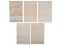 [CIVIL WAR]. Letters of Lewis Moore, Co. B, 1st Pennsylvania Cavalry.