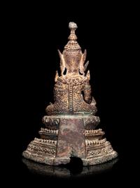 Two Thai Bronze Figures of Buddha