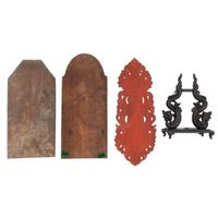 3 Kris Display Boards & 1 Kris Display Stand
