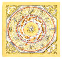 A Group of Hermes Silk Pocket Squares, 16" x 16".