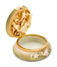 A Nakara Glass Portrait Dresser Box