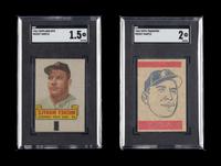 A Group of 1965 Topps Transfers and 1966 Topps Rub Offs Mickey Mantle Issues