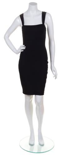 A Thierry Mugler Black Knit Dress,