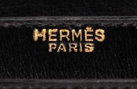 Two Hermès Accordion-Style Bags, One with Bonwit Teller Stamp, 1960s