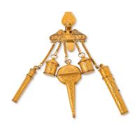 A Georgian Gilt Metal Chatelaine — 18th Century