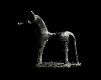 A Greek Geometric Bronze Horse