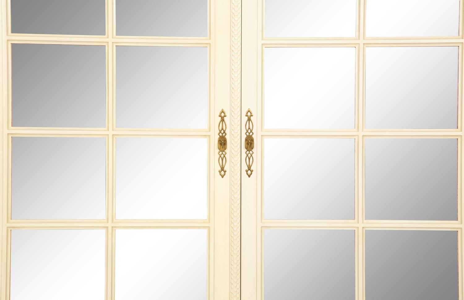 A Louis XVI Style White Painted Four-Door Armoire by Julia Gray, New York
