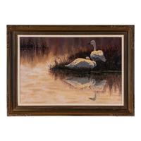 Richard K. Jolley (American, b. 1954) — Swans
