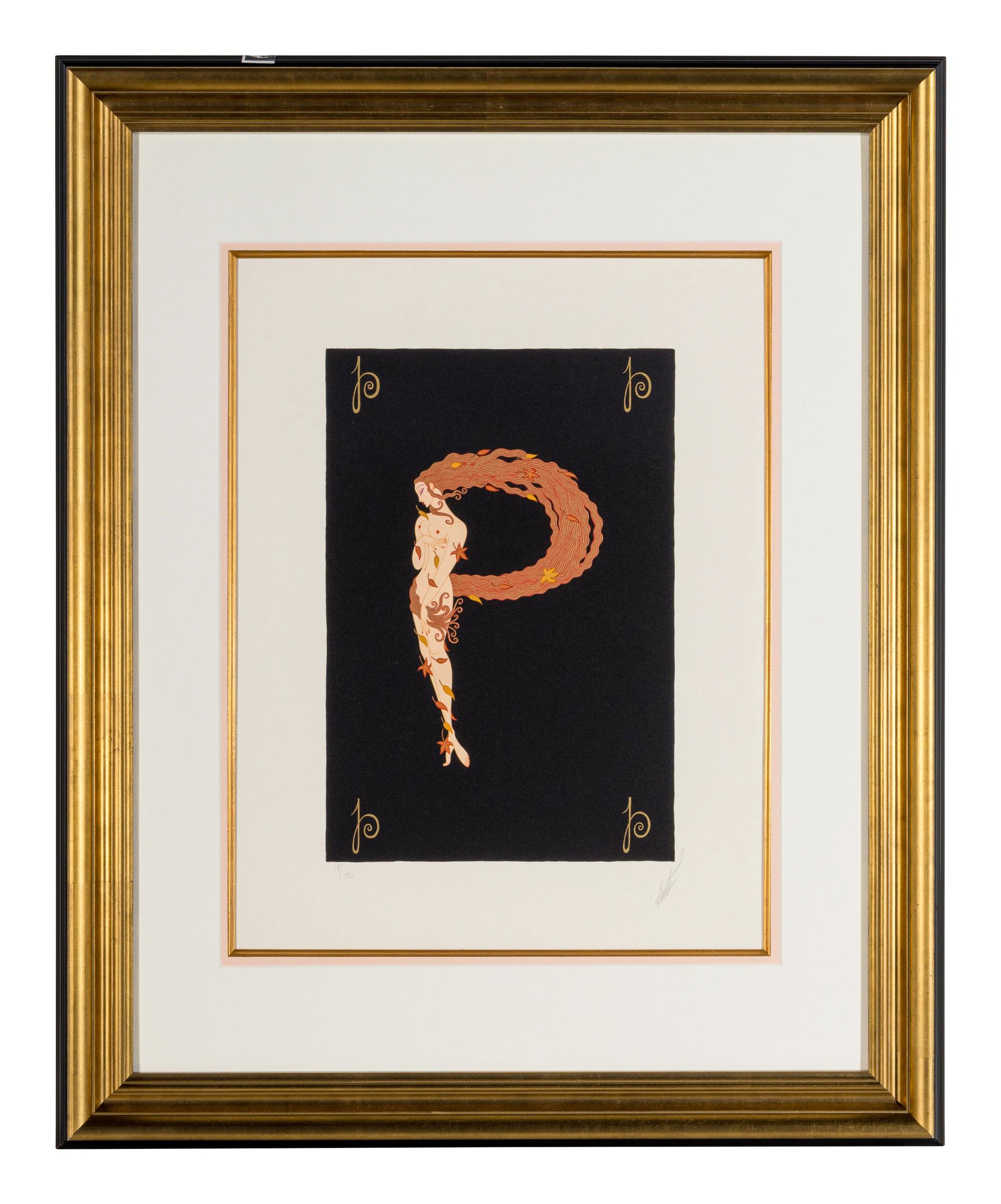 Six Alphabet Lithographs