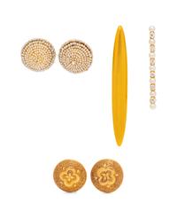 A Collection of Antique Gold and Gold Filled Jewelry,