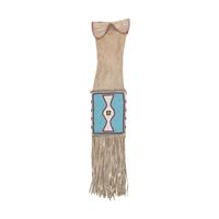 Plateau Beaded Hide Tobacco Bag