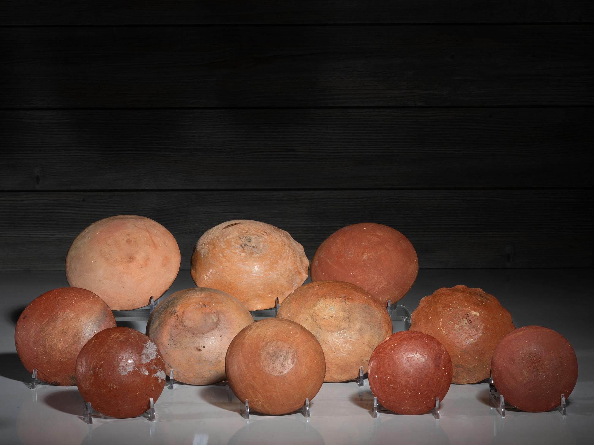 Isleta Polychrome Pottery Plates