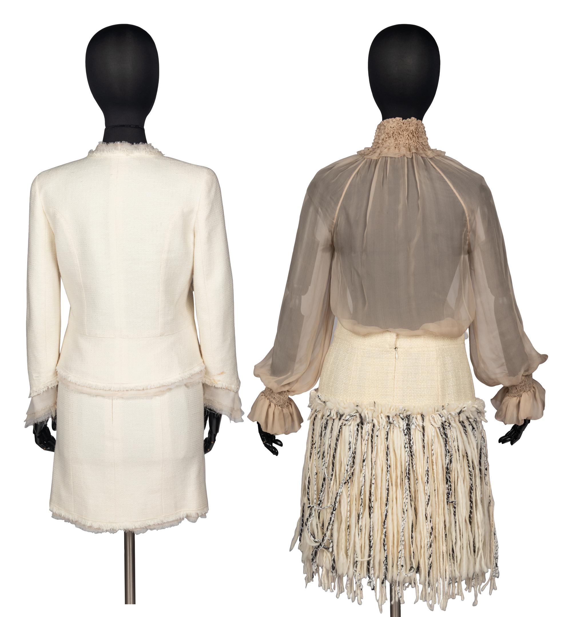 Chanel Skirt Suit & Skirt, Givenchy Blouse