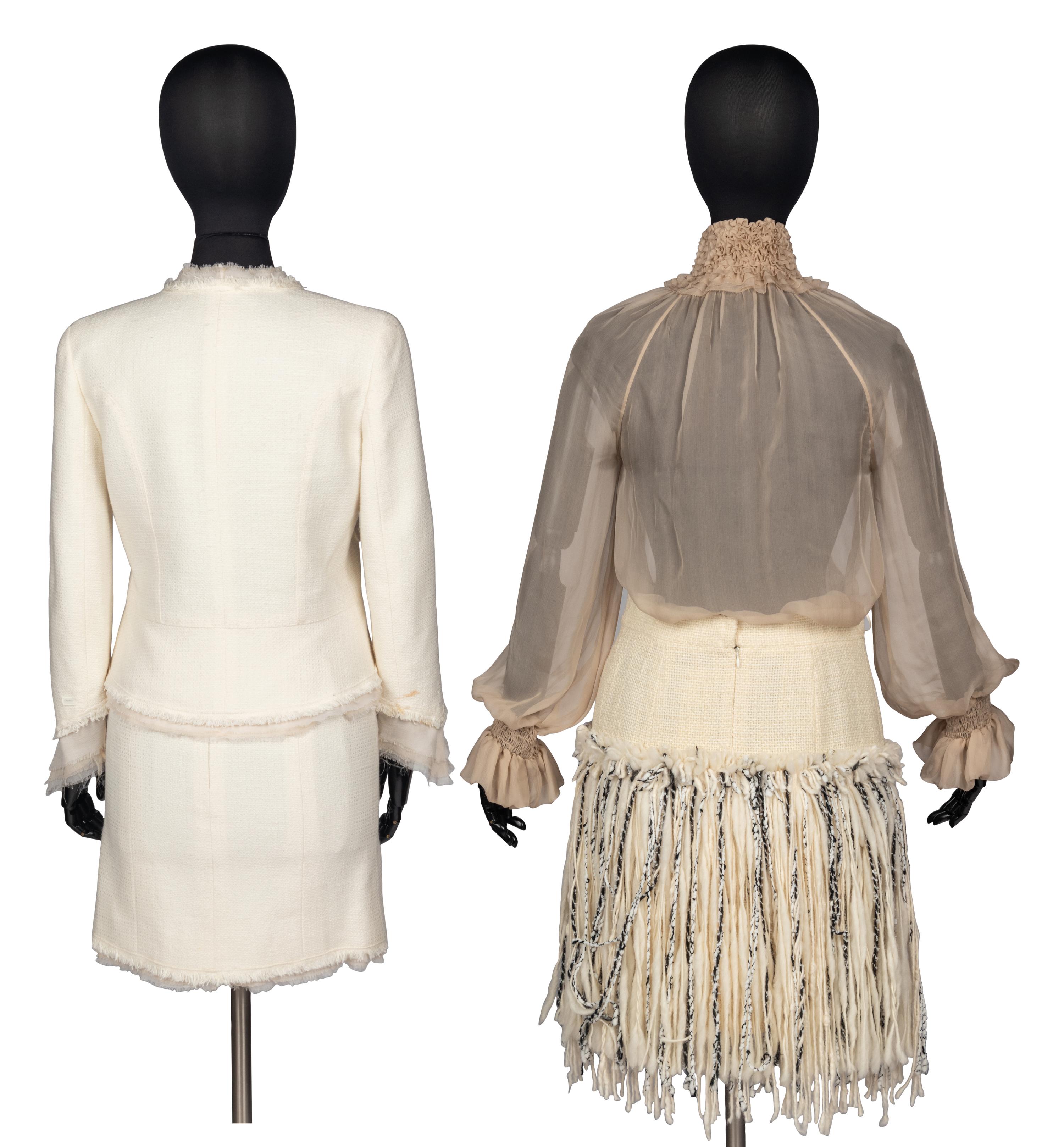 Chanel Skirt Suit & Skirt, Givenchy Blouse