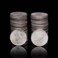 Fifty Peace $1 Coins