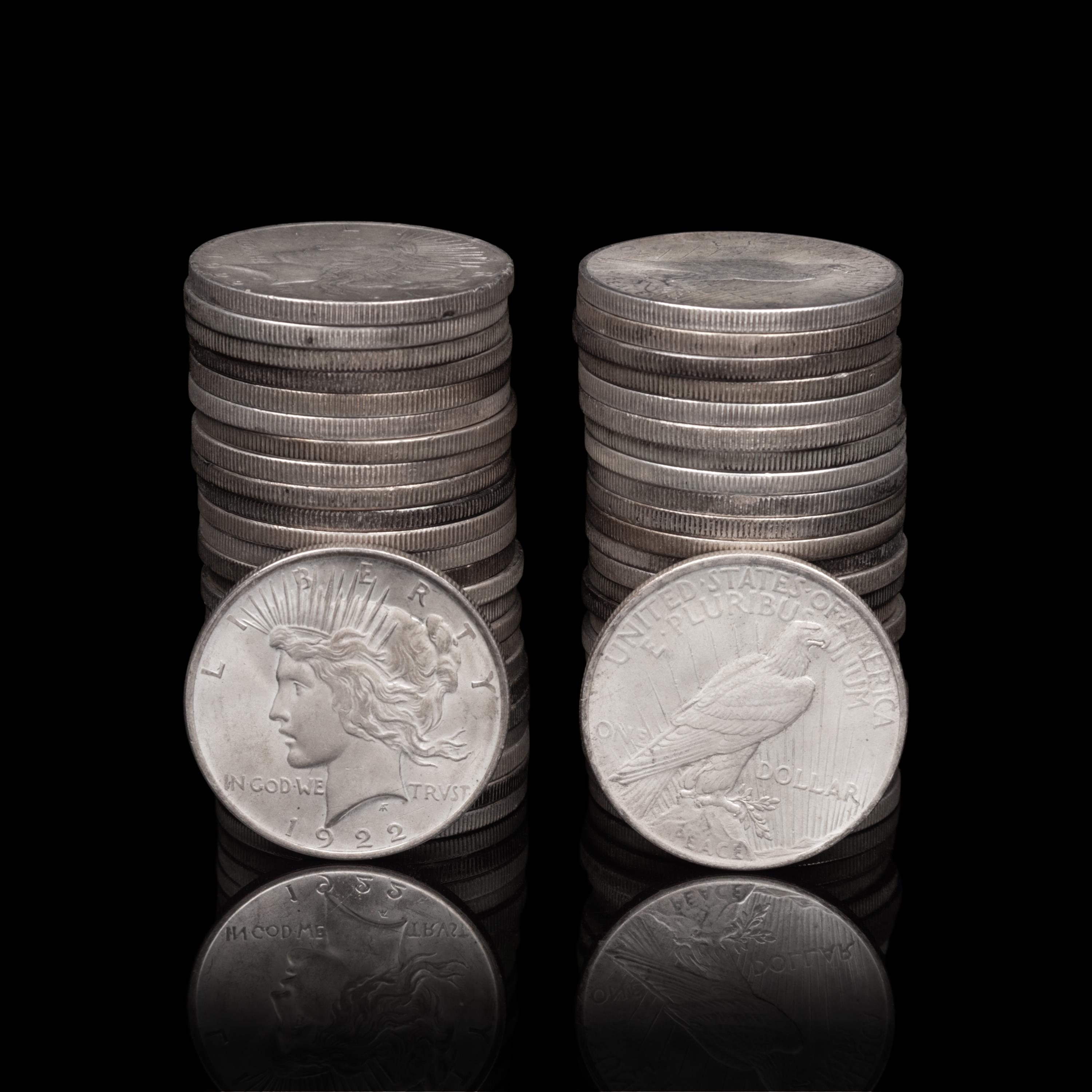 Fifty Peace $1 Coins