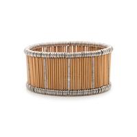 BICOLOR GOLD AND DIAMOND BRACELET