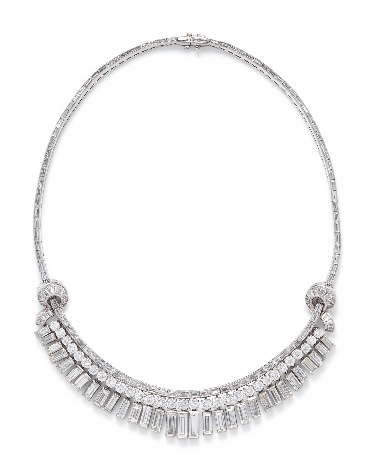 DIAMOND FRINGE NECKLACE