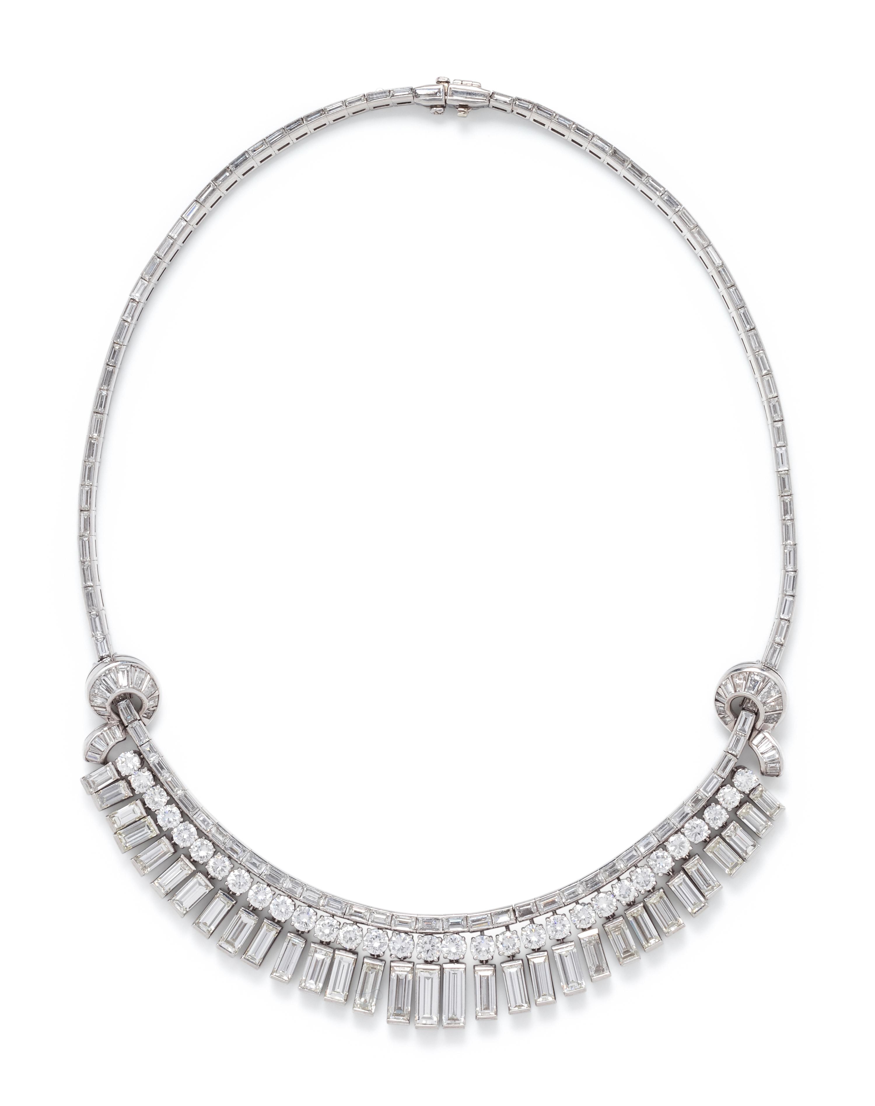 DIAMOND FRINGE NECKLACE