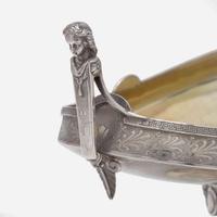 A Neoclassical coin silver centerpiece Gorham Mfg. Co., Providence, RI, retailed by J.E. Caldwell & Co., Philadelphia, PA, circa 1865-1871