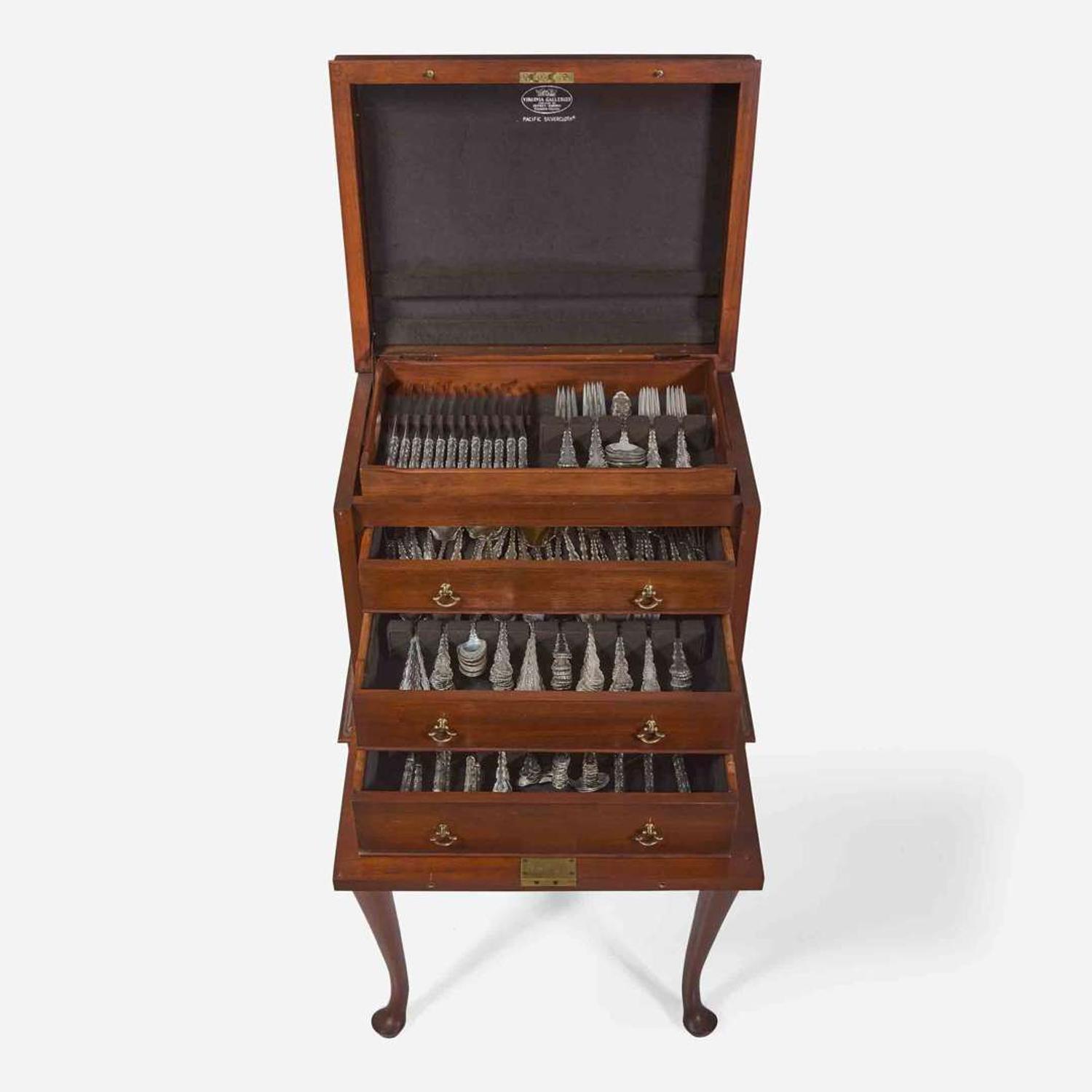An assembled sterling silver flatware service Gorham Mfg. Co., Providence, RI, 20th century