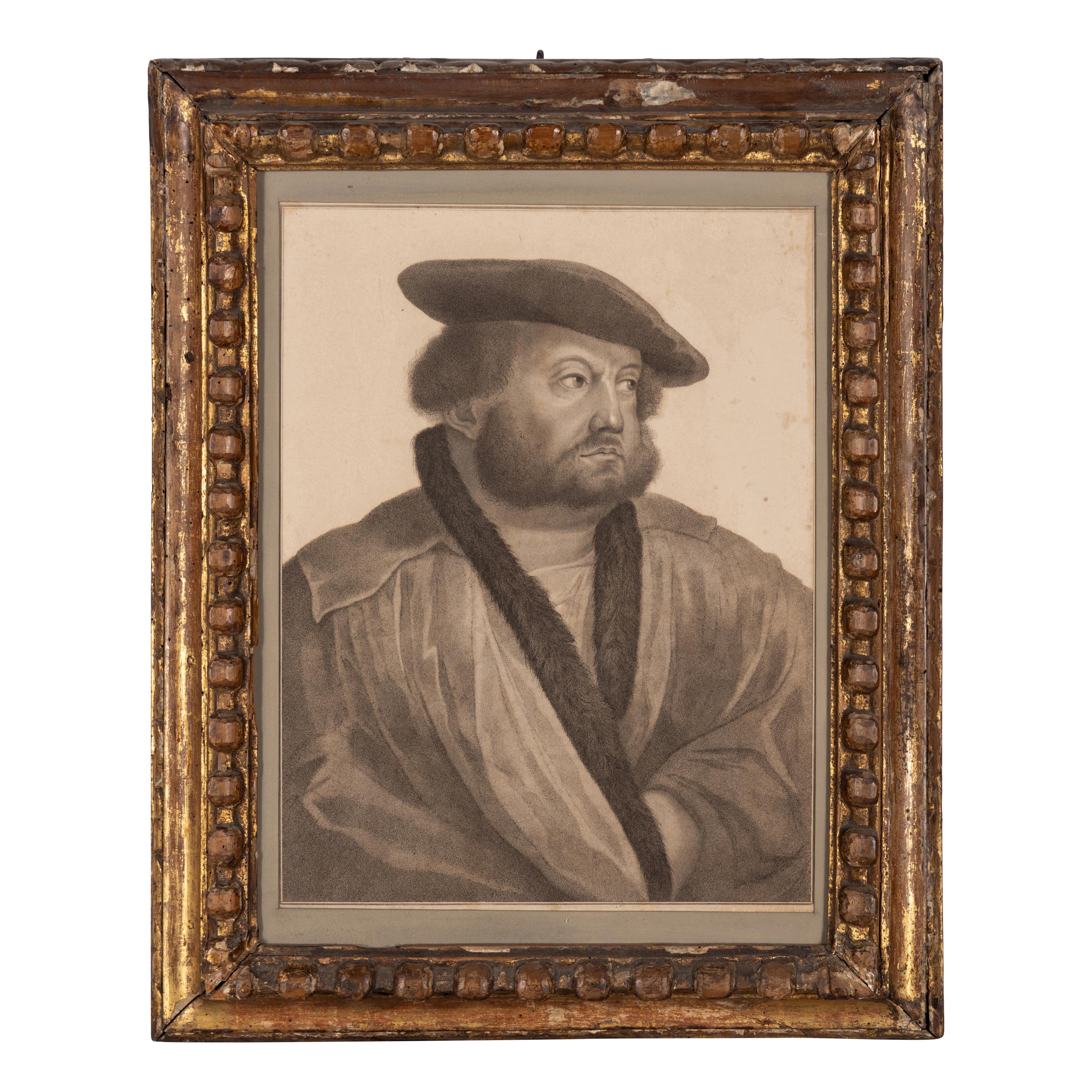 Francesco Bartolozzi (Italian, 1727-1815) — Portrait of Hans Holbein