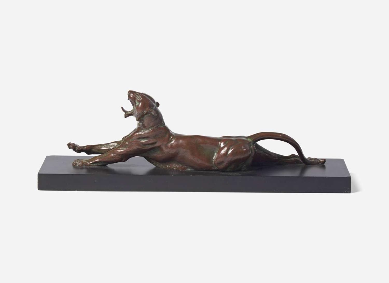 Anna Vaughn Hyatt Huntington (American 1876-1973) - Yawning Panther
