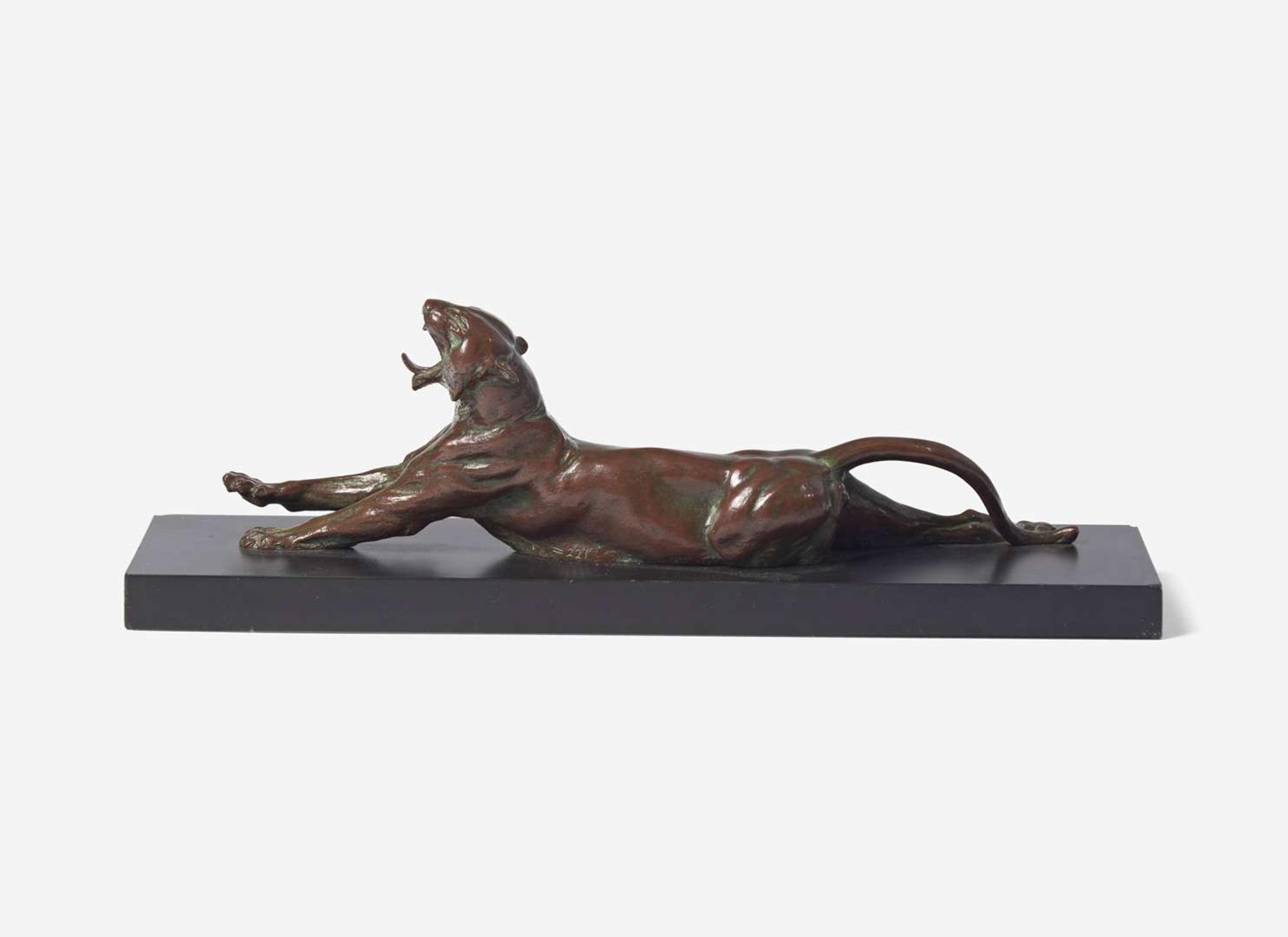 Anna Vaughn Hyatt Huntington (American 1876-1973) - Yawning Panther