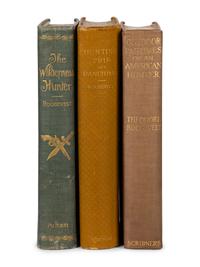 ROOSEVELT, Theodore (1858-1919). A group of 3 works relating to hunting, comprising: