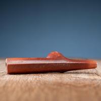 Western Great Lakes Carved Pipe Stem, with Catlinite Bowl