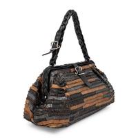 Bottega Veneta, Ruffled Lizard Skin Handbag