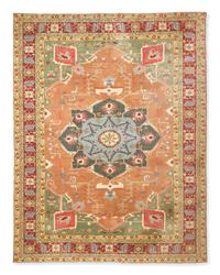 A Serapi Design Wool Carpet