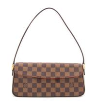 A Louis Vuitton Canvas Damier Ebene Recoleta Handbag, 10" x 5" x 2.25".