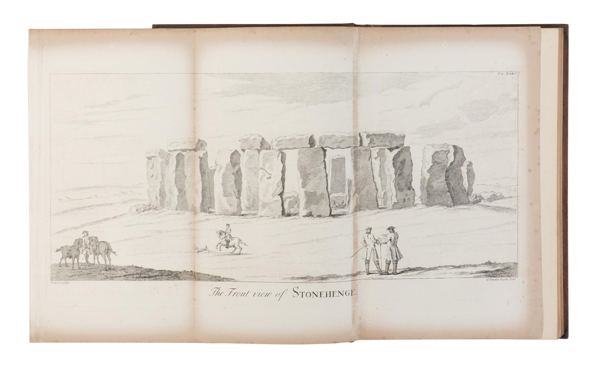 STUKELEY, William (1687-1765). Stonehenge: A Temple Restor'd to the British Druids . London: Printed for W. Innys and R. Manby, 1740.