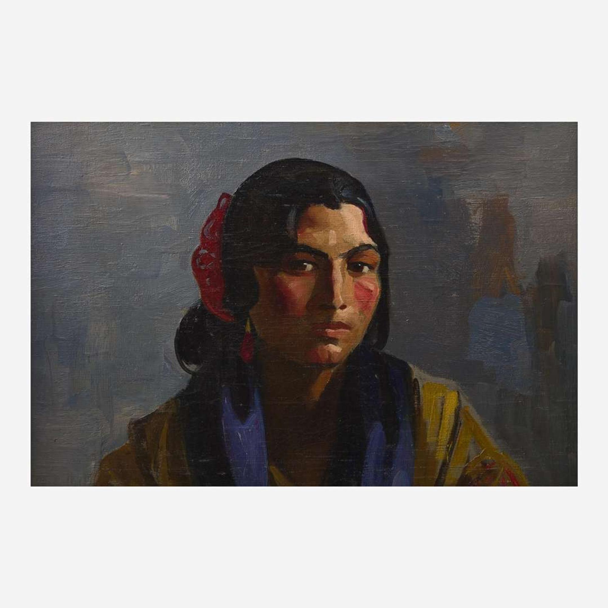 Robert Henri (American, 1865-1929) - Spanish Gypsy (Dolores)