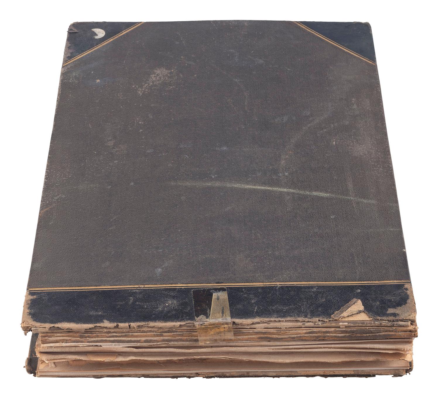 [EARLY PHOTOGRAPHY]. Album containing photographs of Egypt, Italy, and Brussels, incl. images by Félix BONFILS and Hippolyte ARNOUX.
