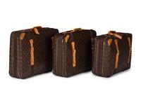 Three Louis Vuitton Satellite Travel Bags