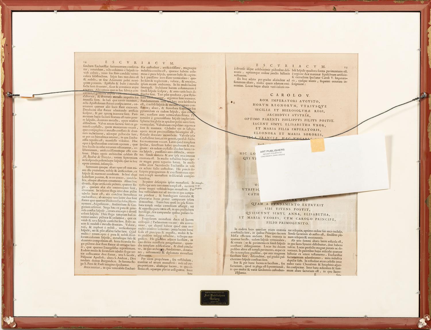 Six Hand-Colored Architectural Engravings