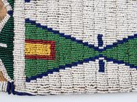 Northern Plains Beaded Hide Tobacco Bag